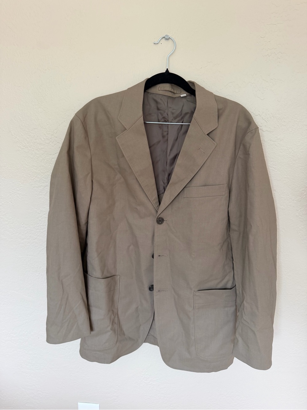 Lightweight Women’s oversized Tan Shirt Jacket Blazer